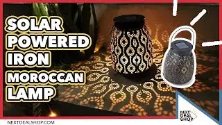 Stunning Garden Lamp! - Solar Iron Moroccan Lamp - Next Deal Shop