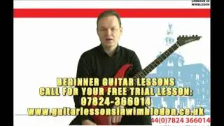 Beginner guitar classes in Putney,wimbledon,fulham,raynes park