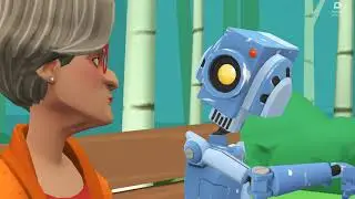 An old Lady and A Robot | Animation | 4K