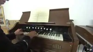 L&eacute;on Bo&euml;llmann - Verset no. 1 (Heures Mystiques op.29) on Mannborg Harmonium