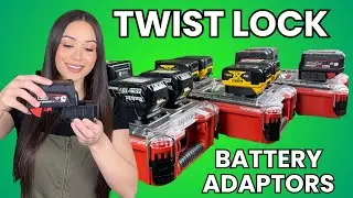 NEW Twist Lock Battery Adaptors For the Milwaukee PACKOUT