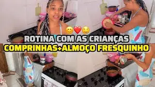 ROTINA DA MANH&Atilde; COM AS CRIAN&Ccedil;AS❤️FIZ MACARR&Atilde;O 🍜 +CONVESANDO COM VCS😍