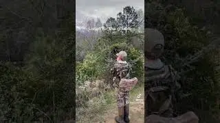 Turkey gobbling to an owl hoot #turkey hunting