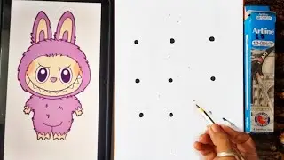Labubu Drawing | How to draw Labubu step by step | Easy Labubu drawing #labubu
