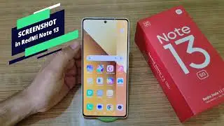 How to Take Screenshot Redmi Note 13[English]