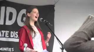Kate Hodgson at No Enbridge Rally - May 10, 2014
