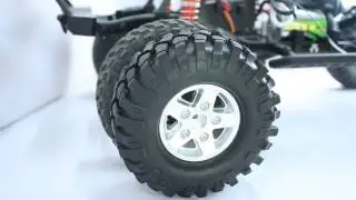 Topcad Flange 5-star Aluminum Beadlock Wheel Tire Set for Crawlers SCX10 D90