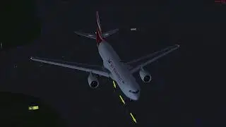 FSX Airbus A330 Start up & Take off at Kuala Lumpur