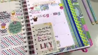 My first Lilly Pulitzer Agenda