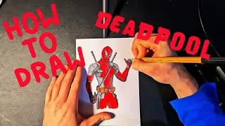 How to draw Deadpool / Tutorial speedrun