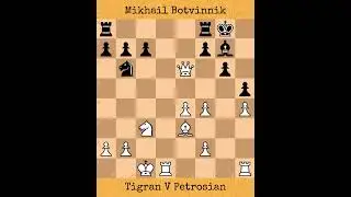 Tigran V Petrosian vs Mikhail Botvinnik | World Championship Match (1963)