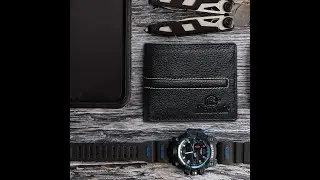 RFID NDM Leather Wallet | Stylish Wallet for Men | New Sleek Design | Easy to Carry RFID Protected