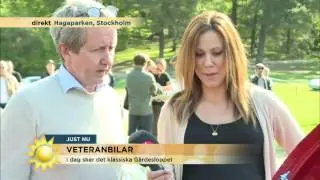 Timell på Veteranbilslopp: 