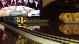 Hornby OO gauge Class 153 DMU test run