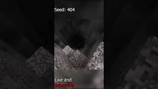 THE HARDEST MINECRAFT BETA SEED (404 CHALLENGE) #shorts #minecraft