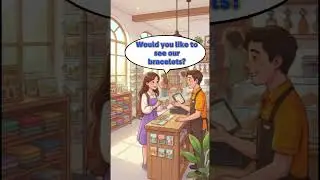 🛍️ Buying Souvenirs at a Gift Shop &ndash; Easy English Phrases for Travelers #englishforbeginners