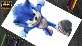 Drawing Sonic The Hedgehog (2020)