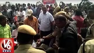 Govt Employees Protest Against Contributory Pension Scheme (CPS) In Vijayawada | AP | V6 News