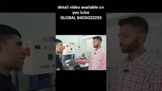 GLOBAL LAUNDRY EQUIPMENT का SAREE ROLL PRESS MACHINE बरडोली, गुजरात  मे, #laundry