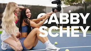 what it's like to shoot with alphalete ft. @GabbyScheyen