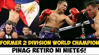 Former 2 Divison World Champion pinag Retiro ni DONNIE NIETES!