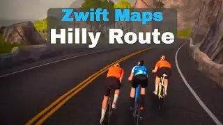 Карты Zwift: Холмистый маршрут // Полезные советы для более эффективного спринта
