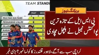 Psl 2020 Points Table After Match 26 | Psl 5 Latest Points Table Today