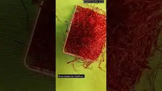 Pure Kashmiri Saffron #shorts #kashmirisaffron #saffron #saffroncream #kesar