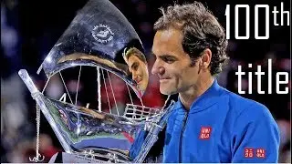 Congratulations Roger Federer 100 Pro Tennis Titles