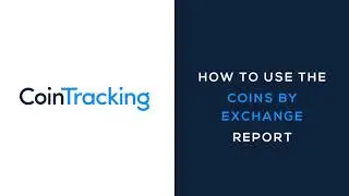 CoinTracking Reports: Coins by Exchange