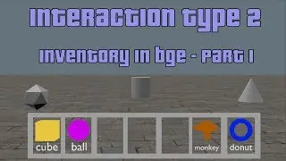 How to make an inventory in bge using logic bricks - Part 1