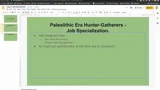 Job Specialization part 1