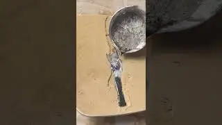 #Metal Sword Making #sand satisfying Metal smelting work #post design  #metal