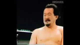 Mr Fuji crushes Curt Hennings ballsack!! #wwf