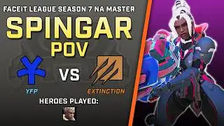 [ Spingar ] Bringing the Hitscan HEAT | YFP vs Extinction | Faceit League Season 7 NA Master