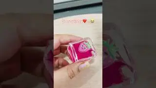 DIY Squishy cube with nano tape slime #nanotape #shorts #slime #squishy #trending