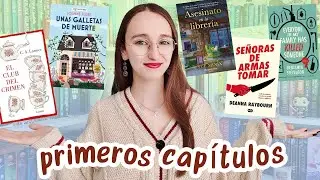 🔎Pruebo el primer capítulo de varios libros de misterio para decidir qué leo a continuación🔍