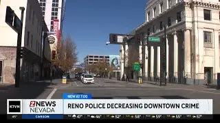 Reno Police on decreasing downtown crime