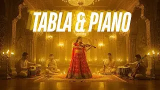 100% Peaceful Indian Violin, Tabla & Piano Music #sitarandtabla