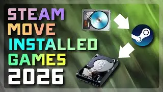Как перенести игры Steam на другой диск в 2026 году 💾 без переустановки или повторной загрузки че...