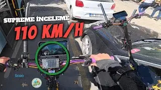 SUPREME Elektrikli Scooter İncelemesi⚡13.500W G&uuml;&ccedil;, 72V Batarya!
