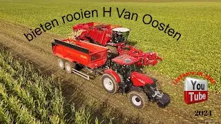 Vervaet Q616 bietenrooier H van oosten meeden   transport nieuw case Puma 200 oost Groningen farmers