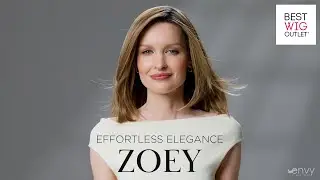 Zoey | Lace Front & Monofilament Human Hair Blend Wig by Envy (EV37012/EV37012R)