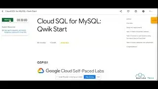 Cloud SQL for MySQL: Qwik Start - Qwiklabs #SQL #cloudsql #googlecloud