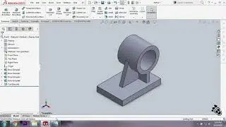 SolidWorks Tutorials : Machine Drawing Basics (Exercise #12)