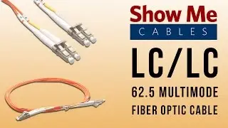 LC/LC 62.5/125 Multimode Duplex Fiber Patch Cable - OM1