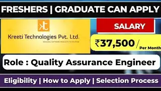 Kreeti Technologies Recruitment 2023 | Off Campus Drive For 2023 Batch | Job Vacancy 2022 | Jobs