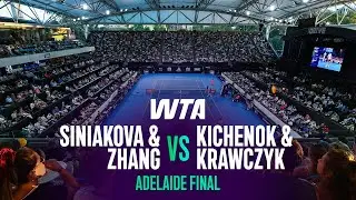 Zhang/Siniakova vs. Kichenok /Krawczyk | 2026 Adelaide Doubles Final | WTA Match Highlights