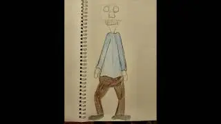 Boxhead 2d 3d Body construction rough designs Model sheets.