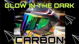 KYT TT-COURSE GLOW IN THE DARK X CARBON PROJECT CERBERUS